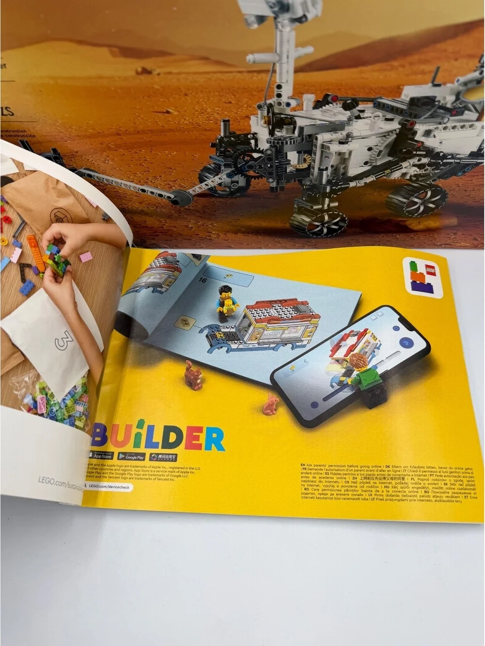 BOX ONLY LEGO NASA Mars Rover (42158) Monster Jam (42135), Love Racer (42134)
